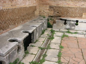 ancient communal toilets