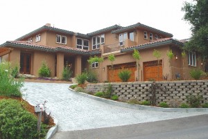 large brown home