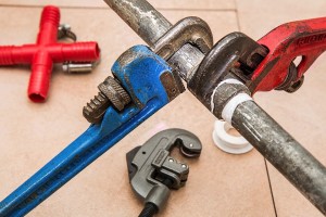 wrenches tools fix plumbing